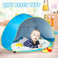 Pop Up Beach Tent with UPF 50+ Protection and Splash Pool Base
