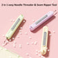 Dual Function Needle Threader with Seam Ripper, Stainless Steel