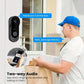 Video Doorbell with Local Storage and Two-Way Talk, HD Night Vision, Long Battery Life