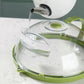 Splatter-Proof Microwave Cover with Built-In Water Steamer and Adjustable Vent