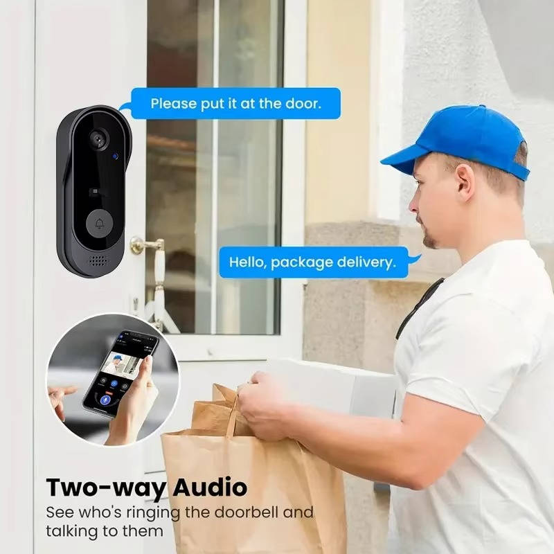 Wireless Video Doorbell with Night Vision and Two Way Audio, Motion Detection