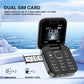 Compact Foldable Dual SIM Mobile Phone