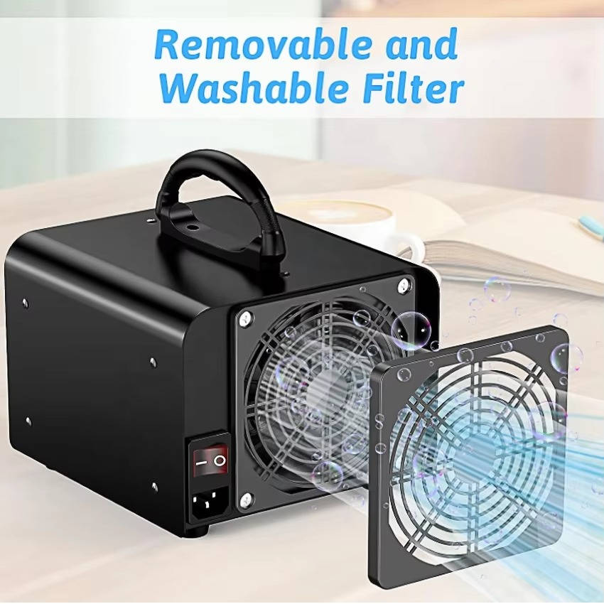 Ozone Generator, Odor Eliminator 70000mg, High Capacity Ozone Machine, Odor Removal Up to 6000 Sq.Ft, Ionizer Ozonator for Smoke, Car, Basement and Pet Room