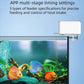 Smart Fish Feeder with App Control and Voice Commands