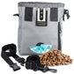 Dog & Bird Training & Travel Treat Pouch Bag, Gray Pet Training Snack Bag