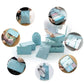 Packing Cubes for Travel Organization with Mesh Windows and Compression, 7-Piece Set