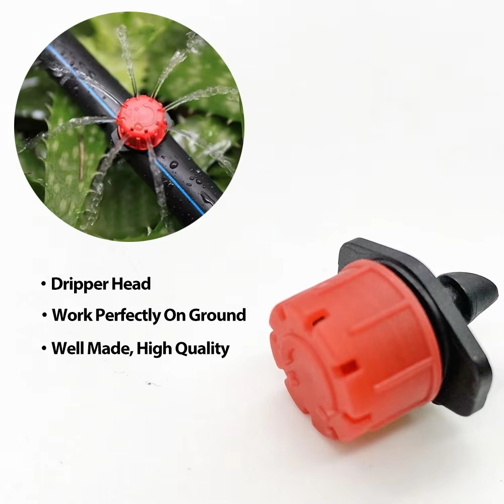 Automatic Garden Watering System with Programmable Timer and Adjustable Drip Heads
