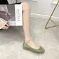 Women's Ballet Flats with Arch Support and Cushioned Insole, Slip-On Design