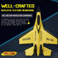 Hand Launch RC Airplane with Dual Channel Remote and 3 Axis Gyroscope, LED Night Flight