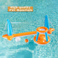 Inflatable Pool Volleyball Net, Pool Games for Kids and Adult, Included Basketball Hoops