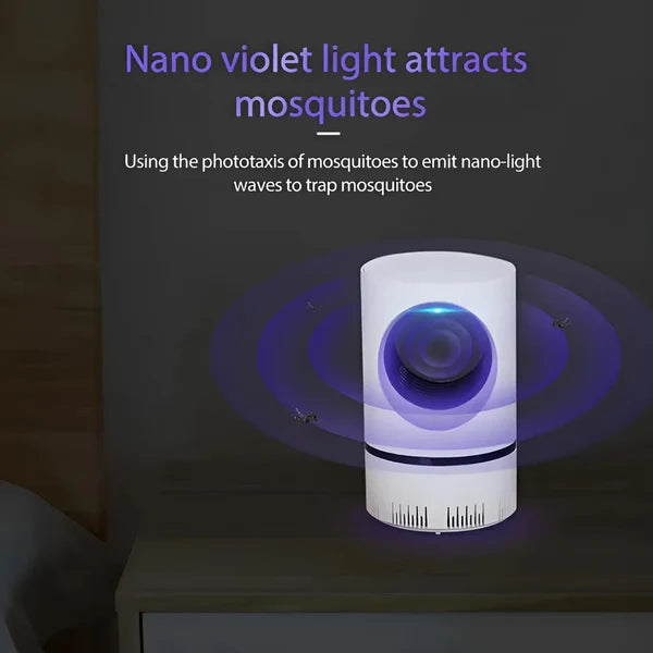 Quiet UV Light Mosquito and Fly Trap for Indoor and Outdoor Use
