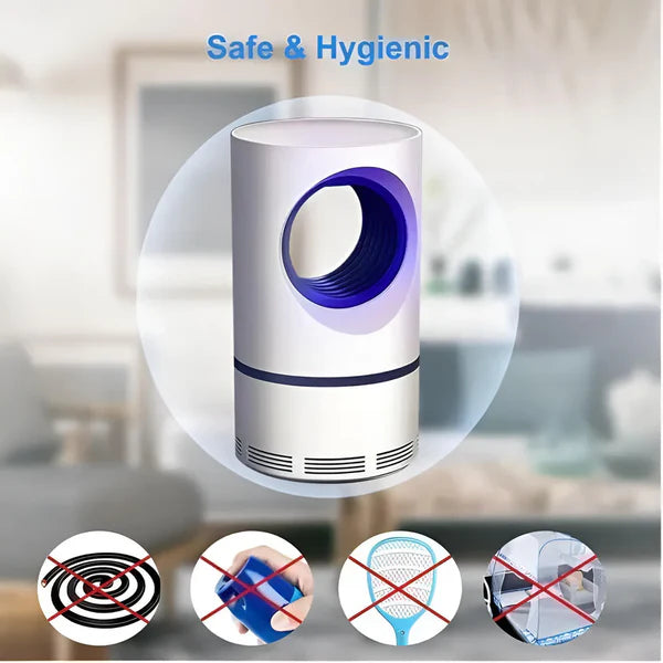 Quiet UV Light Mosquito and Fly Trap for Indoor and Outdoor Use