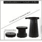 Telescopic Stool with Adjustable Height and Carrying Straps, 330 Pound Capacity