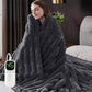Heated Throw Blanket, Cozy Faux Fur Electric Blanket for Sofa, Bed & Home