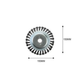 Steel Wire Trimmer Blade with Round Edge Design and 360-Degree Rotation for Grass Cutters