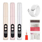 Portable Electric Nail Drill Kit, Professional Manicure and Pedicure Polishing Set for Acrylic, Gel and Dip Nails with Drill Bits
