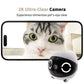 2K Mini Pet Camera Robot, Movable Indoor Camera with App Control 2 Way Talk Night Vision Motion Detection