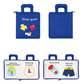 Soft Cloth Activity Book with Crinkle Tabs and 3D Shapes for Babies 0-6 Years