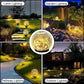 Solar Cracked Glass Globe Lights for Yard, Patio, Walkway, Driveway, Pathway, Outdoor Decorative Orbs, 2 Pack