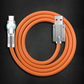 Rotating Charging Cable with 180 Degree Swivel and 3 Interchangeable Tips, 6A Fast  Charging