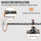 Pipe Heating Cable with Automatic Thermostat Control, 60ft Self-Regulating