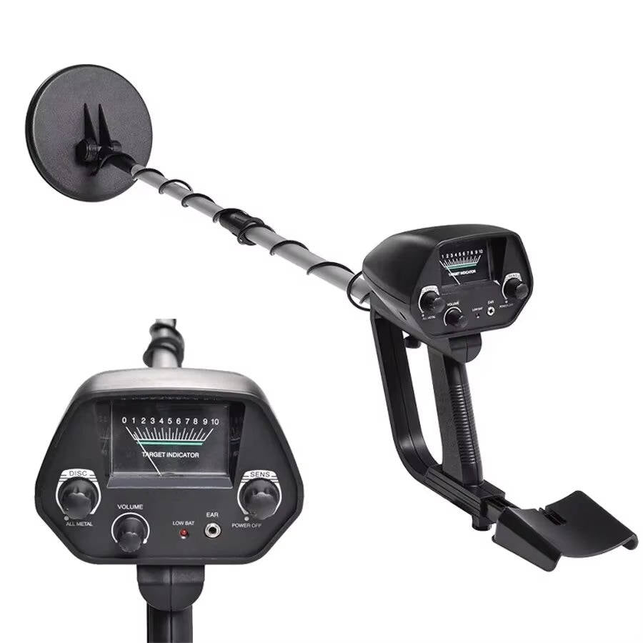 Metal Detector with Waterproof Coil and Dual Detection Modes, 11.81in Depth