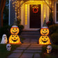 sjbackyard Halloween Collapsible Lighted Pumpkin Decoration Indoor Outdoor