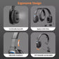 Trucker Headset, Noise Cancelling Bluetooth Wireless Headset with Microphone for Truck Drivers