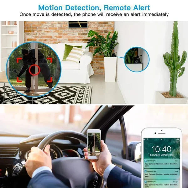 Compact 1080p Magnetic WiFi Mini Security Camera