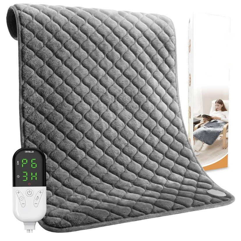 King Size Heating Pad for Back, Extra Large Electric Heat Pad for Full Body Comfort