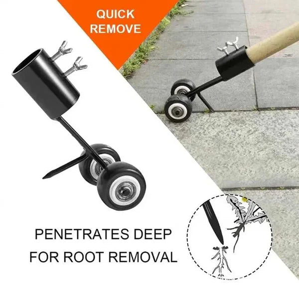 Adjustable Crevice Weed Puller for Sidewalks, Patios, and Garden Gaps