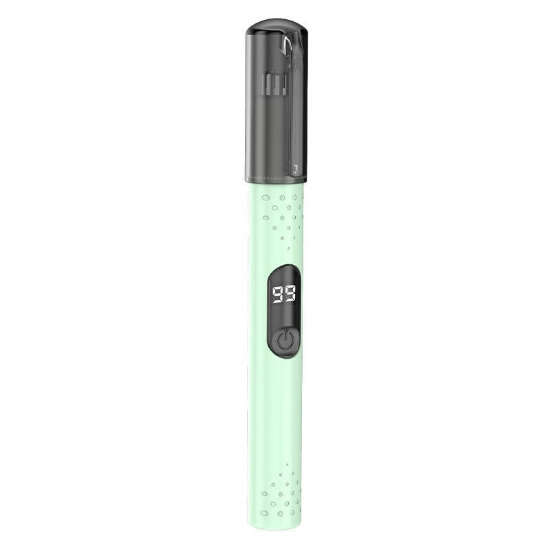 Portable Electric Nose Hair Trimmer, USB Rechargeable, No Pulling, Compact Trimmer for Nose, Ear & Eyebrow Hair