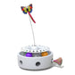 3 in 1 Automatic Cat Toy Interactive, Butterfly Feather Track Ball Kitten Toy USB Powered Indoor Exercise