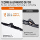 Pipe Heating Cable with Automatic Thermostat Control, 60ft Self-Regulating
