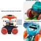 LED Race Track for Kids with Flexible Modular Track and Anti-Tip Car, USB Rechargeable