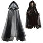 Sjbackyard Adults Halloween Hooded Witch Cloak for Women