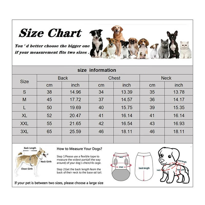 Dog Winter Coat with Reflective Strips and Soft Warm Lining, Water Resistant