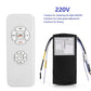 Smart Ceiling Fan Control System with App and Handheld Remote, Voice Compatible