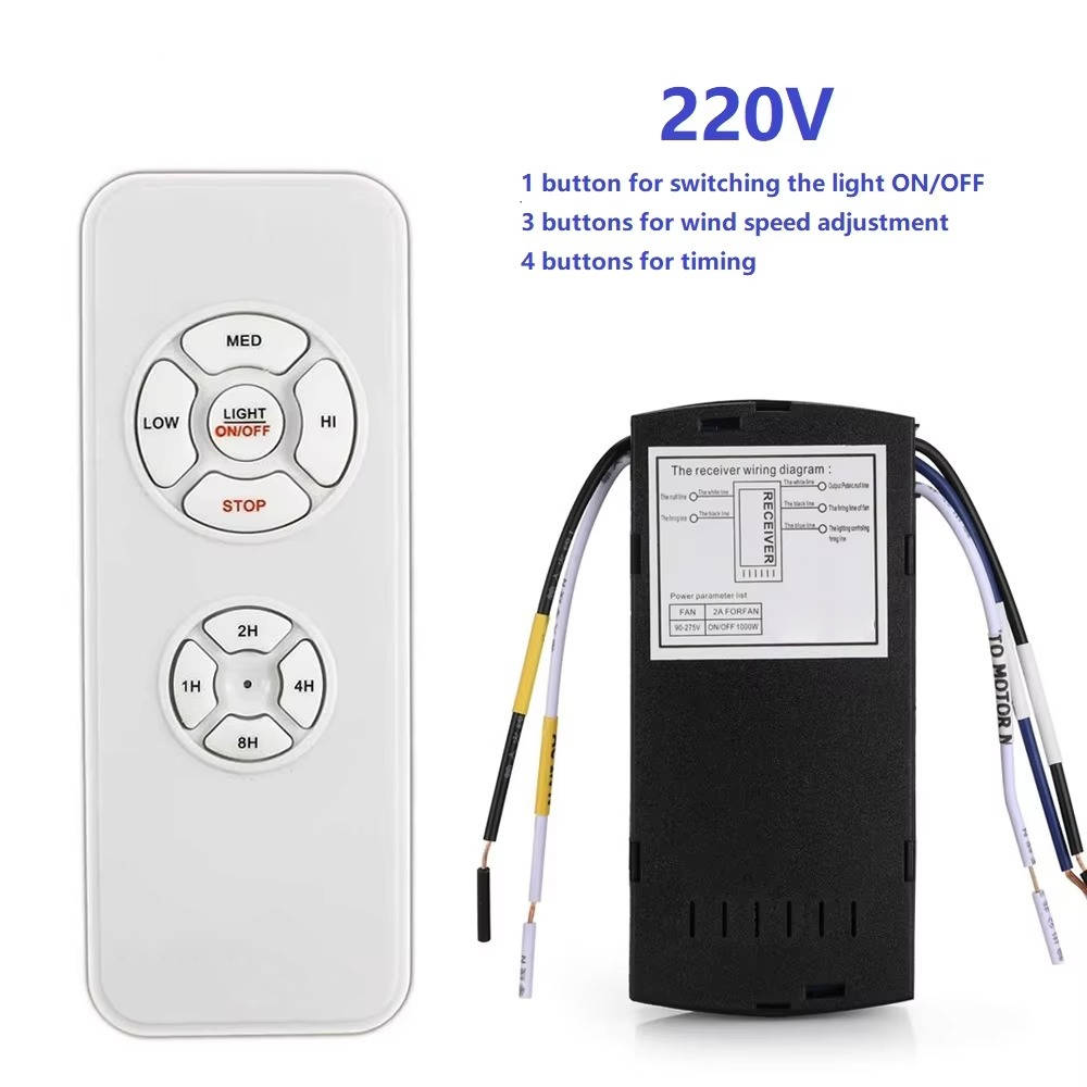 Smart Ceiling Fan Control System with App and Handheld Remote, Voice Compatible