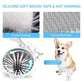Dog Paw Cleaner with Rotating Silicone Brushes and Dual Speed Settings