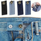 Waist Extender with Metal Button and Elastic Loop for Pants, 4-Piece Set