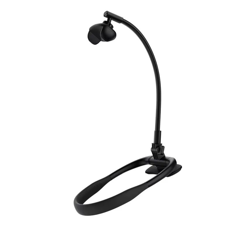 Flexible Phone Holder with Aluminum Core and 360 Rotation for Neck and Desk Use