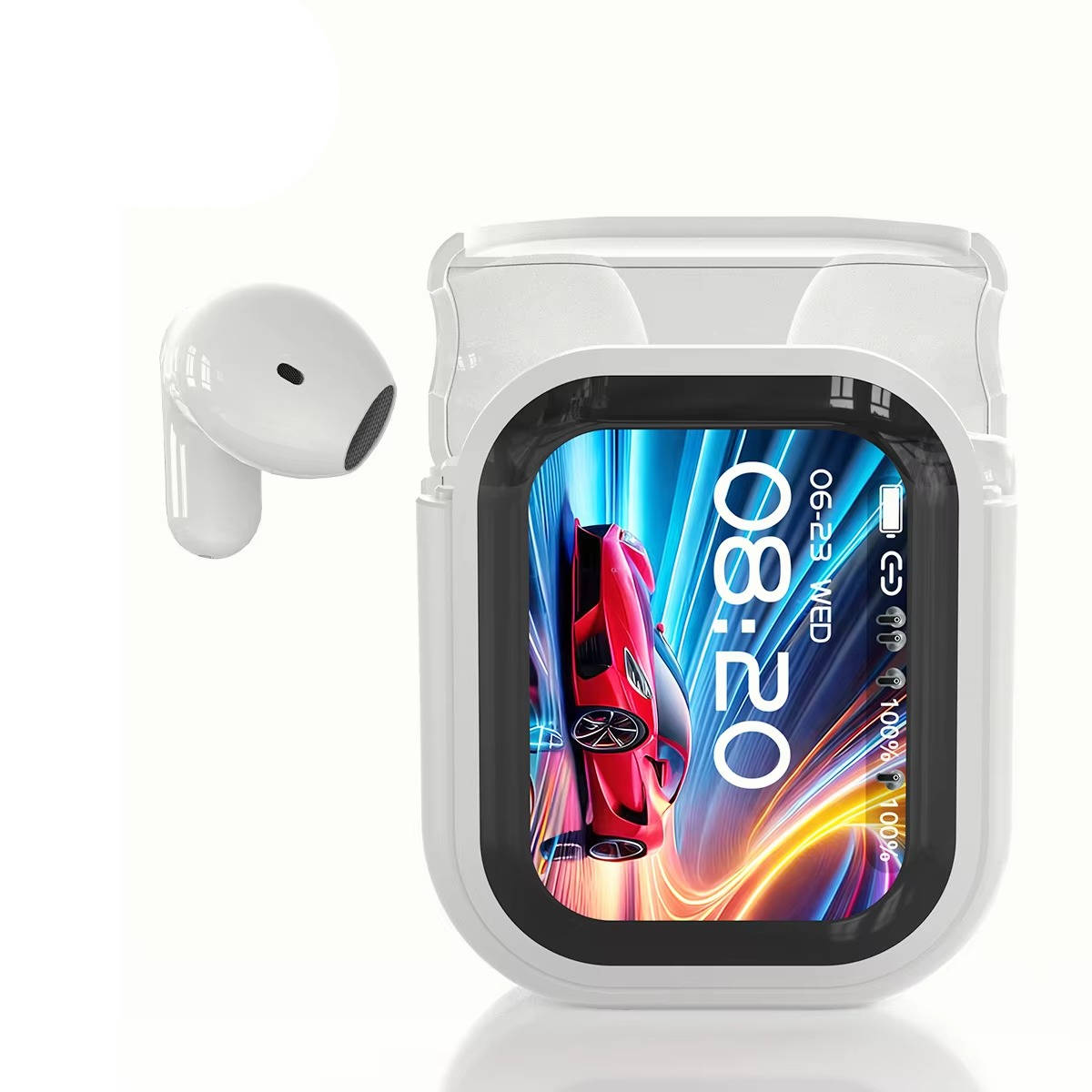 AI Translation Earbuds Real Time Language Translator, Wireless Bluetooth Smart Earbuds for Travel Multilingual Communication
