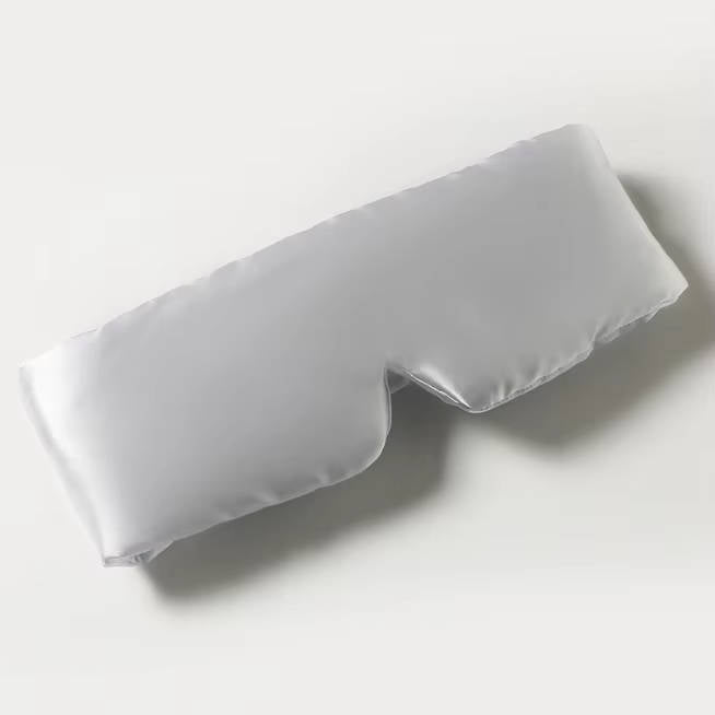 Weighted Sleep Mask, Strapless 360 Wraparound Light Blocking Eye Mask for Deep Pressure Relaxation, Travel and Stress Relief
