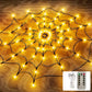 Sjbackyard Halloween Spider Web Lights Outdoor with 80 Purple LEDs