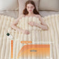 Heated Throw Blanket, Cozy Faux Fur Electric Blanket for Sofa, Bed & Home