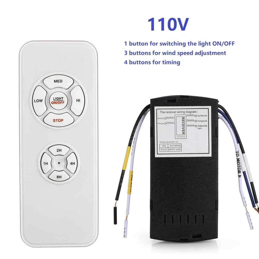 Smart Ceiling Fan Control System with App and Handheld Remote, Voice Compatible