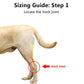 Dog Ankle Support Brace with Neoprene Compression and Reflective Strips