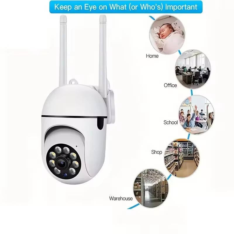 2 Pack Smart Outdoor Wireless Security Cameras, 5G WiFi 1080P HD Night Vision Cameras