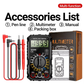 Digital Multimeter with Extended Probe Reach and Diode Testing for Electrical Systems